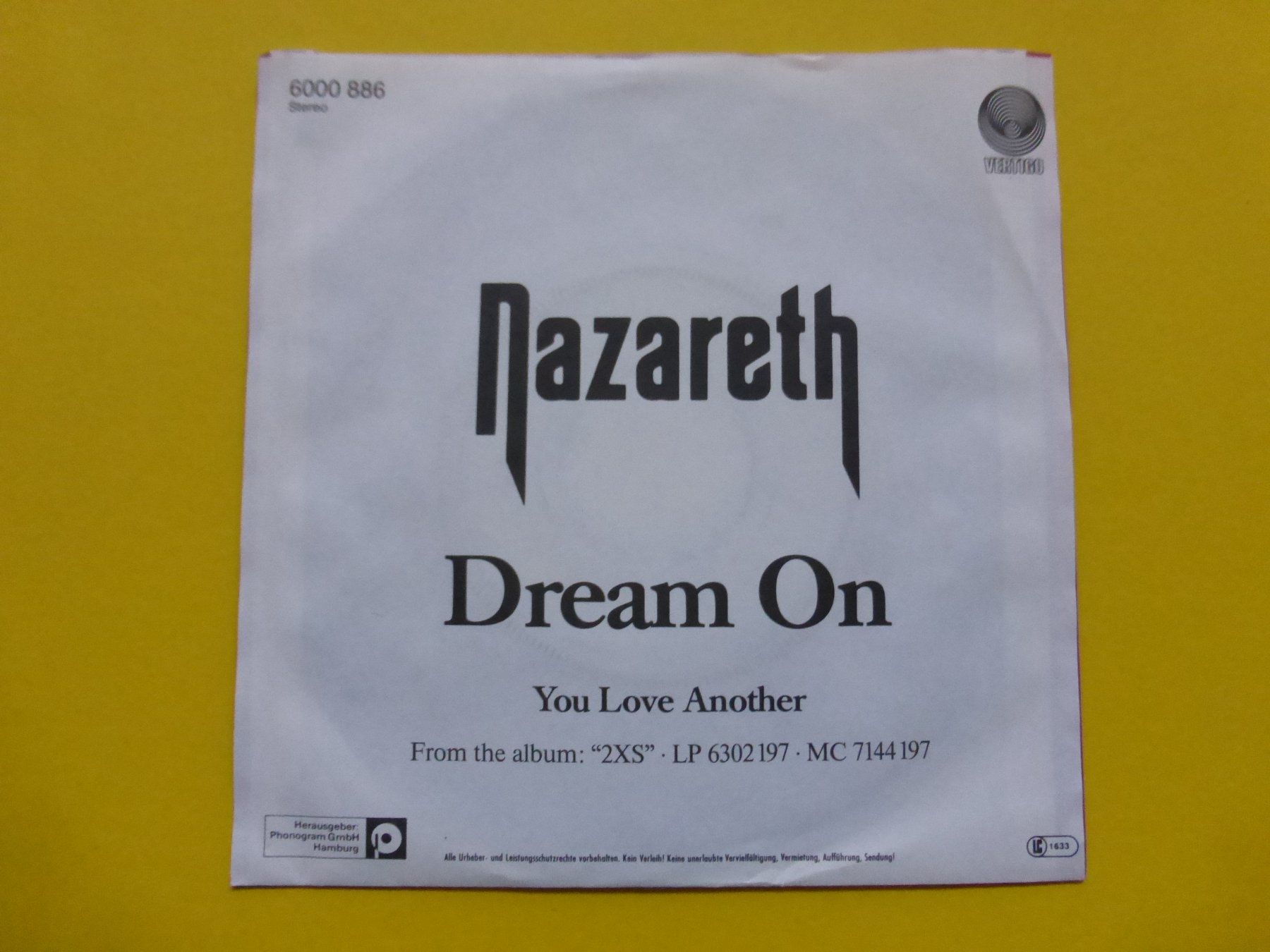 Dischi in vinile: Nazareth – Dream On – Usato da Zürich venduto da Swiss57 1
