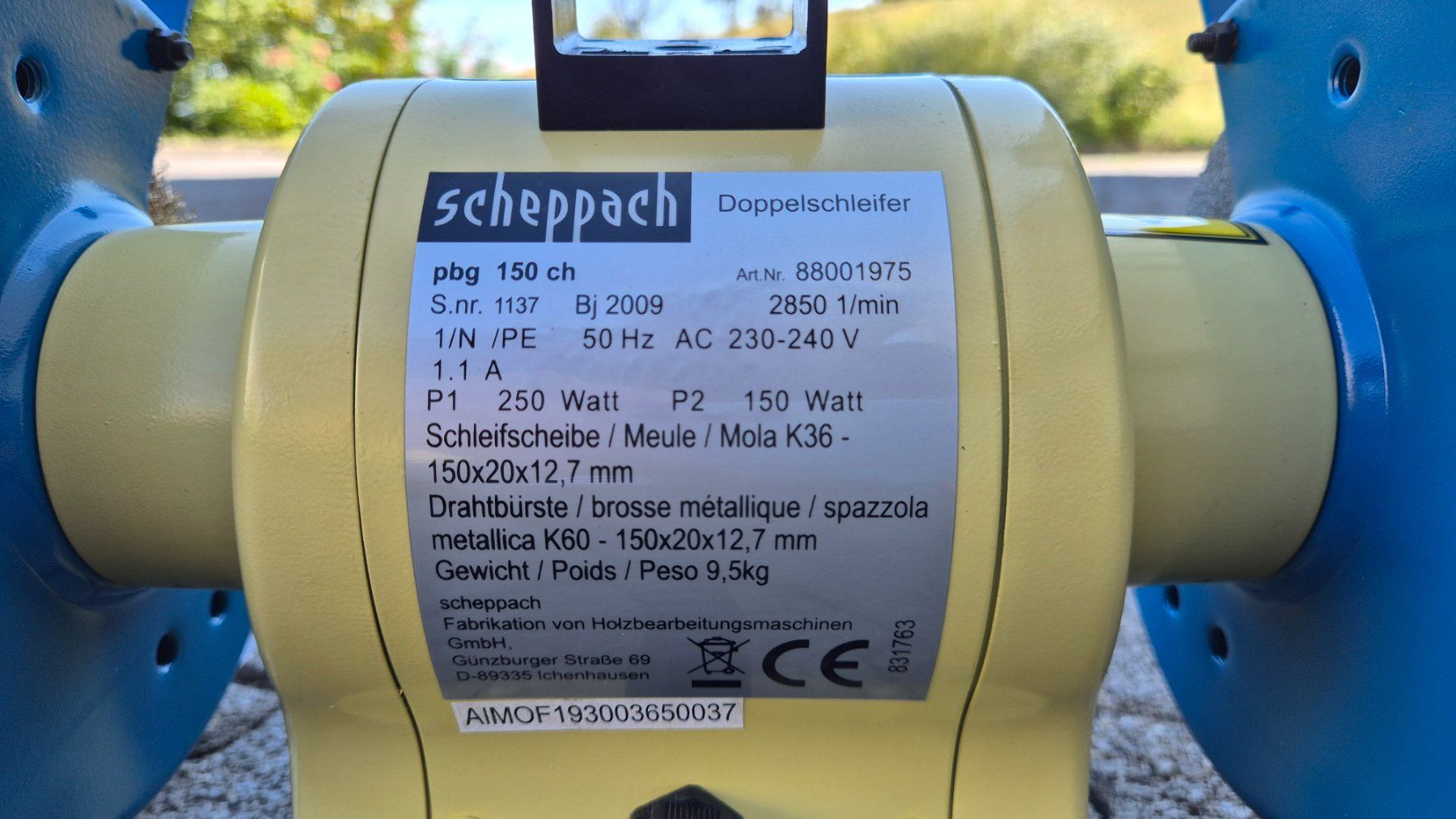 Scheppach Aiguiseuses & polisseuses: Doppelschleifer – Neuf avec emballage d'origine à Baar par vzi_zlz2 2