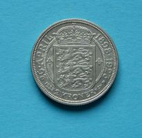 Münze Dänemark 2 Kronen 1923 Silber