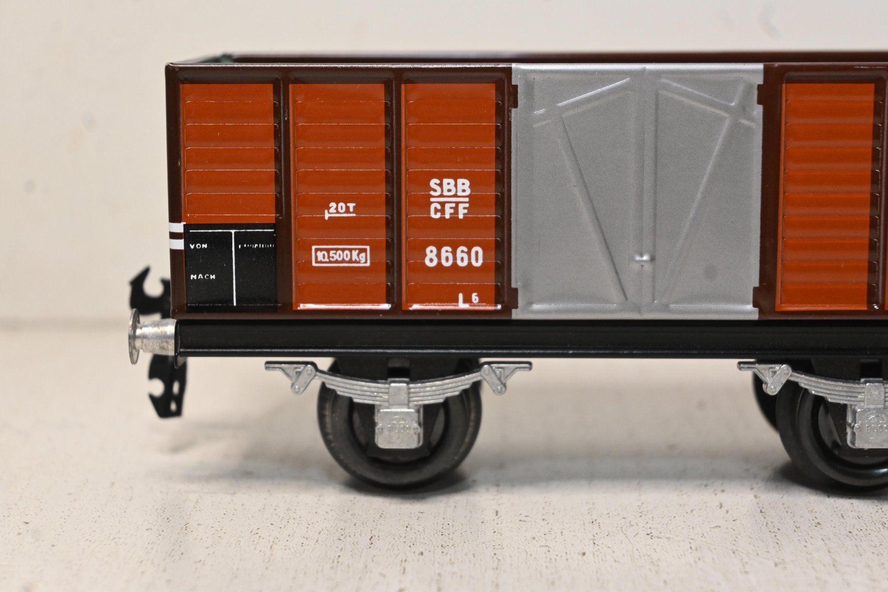 Roco Modellini di ferrovie: Roco SBB 8660 Güterwagen Spur 0 – Usato da Laupen ZH venduto da Zmoewe 4