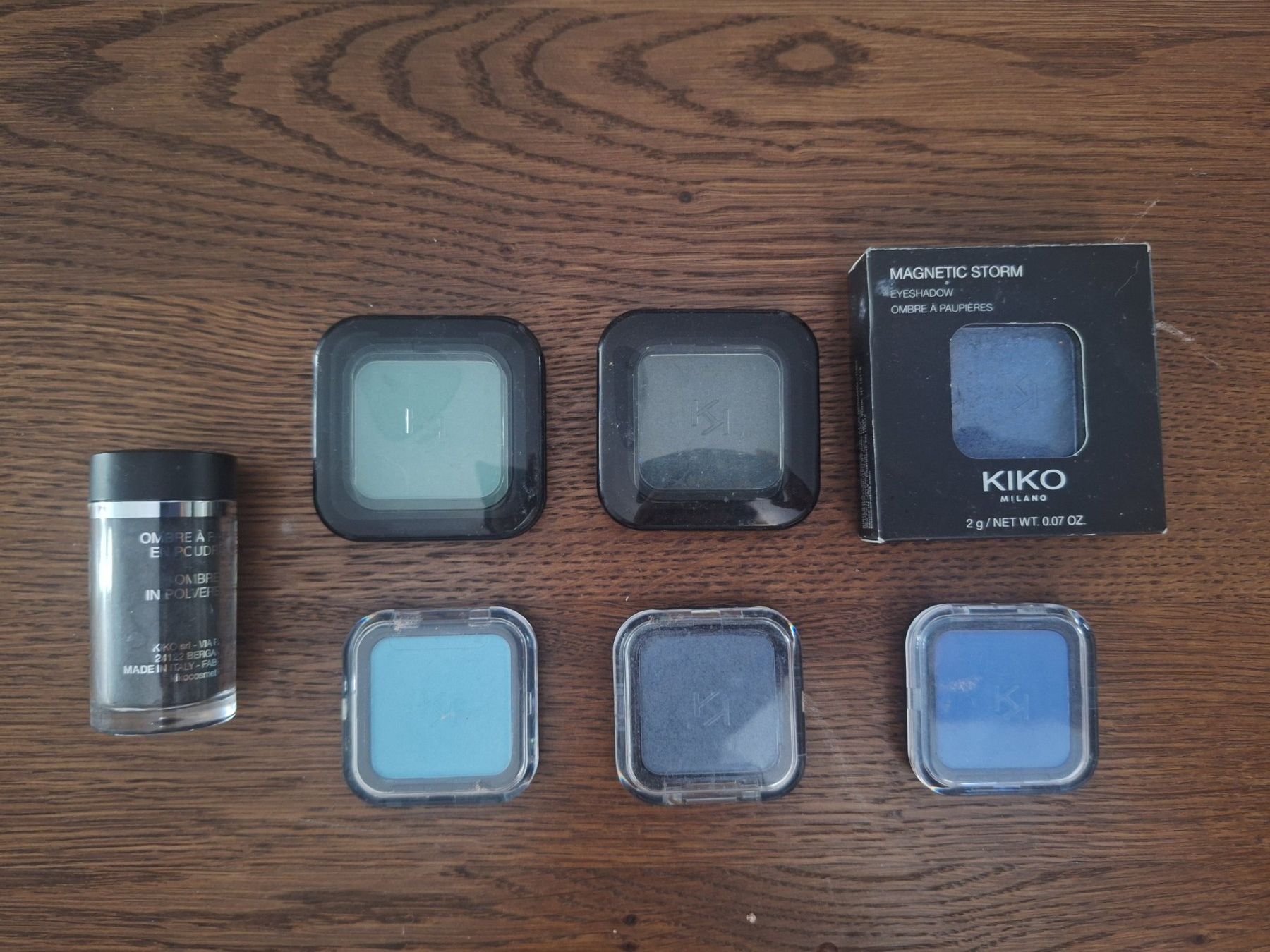 Guerlain Make-up: 7 fards Kiko bleu-vert – Usato da Bussigny venduto da Special_phonics