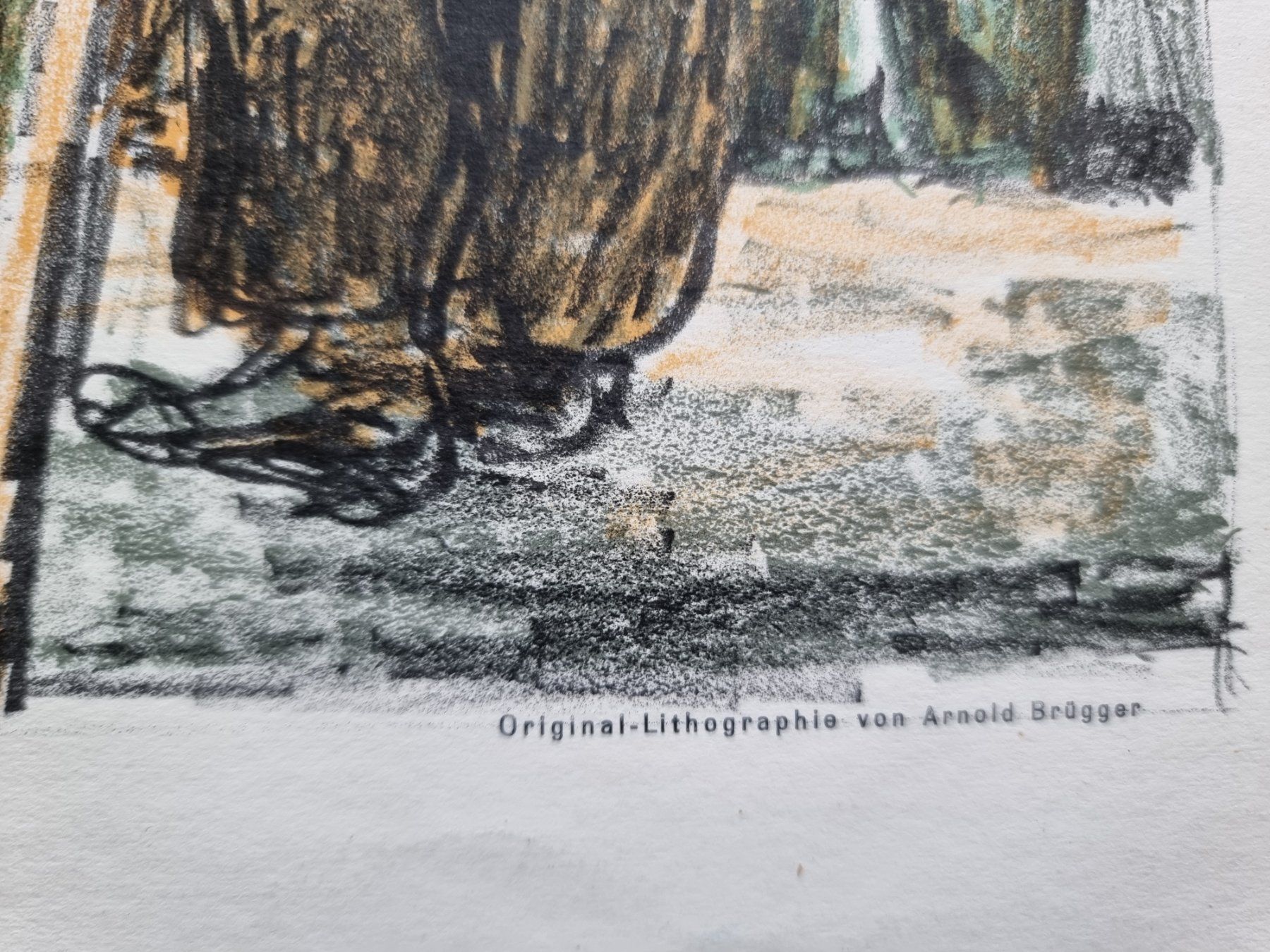 Grafica & Litografie: ARNOLD BRÜGGER LITHOGRAPHIE SIGNIERT – Usato da Gersau venduto da grafik-kunst 2