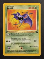 Zubat 1. Edition 57/62 Fossil Set DE - Top Zustand