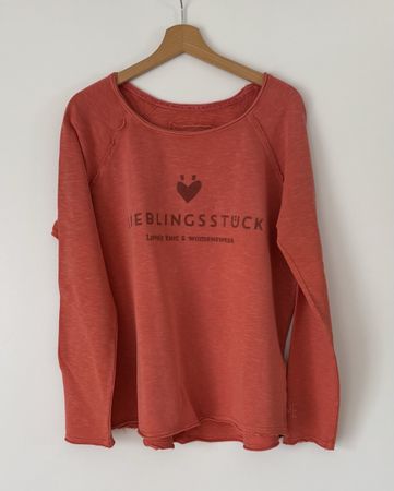 Lieblingsstück Damen Sweater Gr. L Koralle Oversize Pullover