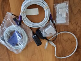 Internetkabel 2x400 cm 1x 600 cm & Adapter