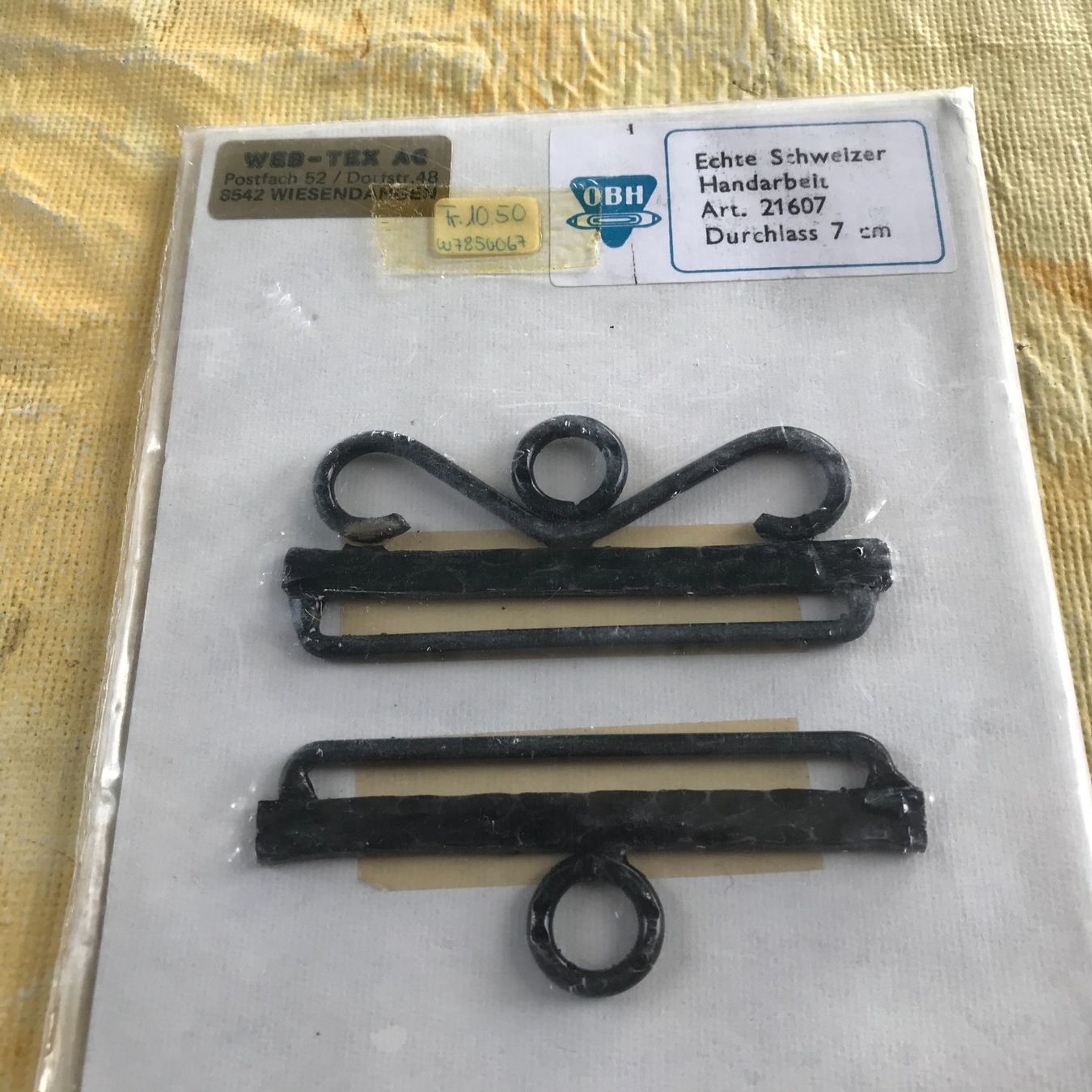 Eisenwaren: ECHTE SCHWEIZER HANDARBEIT DURCHLASS 7CM – Neu und originalverpackt aus Ostermundigen von crazy-horse-1840 2