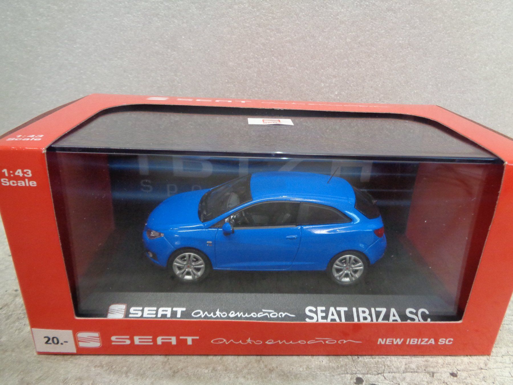 Seat Modellini d'auto: Fischer 1:43 Seat Ibiza SC – Nuovo e nell'imballaggio originale da Reconvilier venduto da rallycar