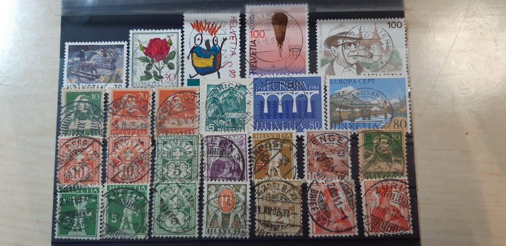 Schweiz, 25 X Vollstempel | Kaufen Auf Ricardo