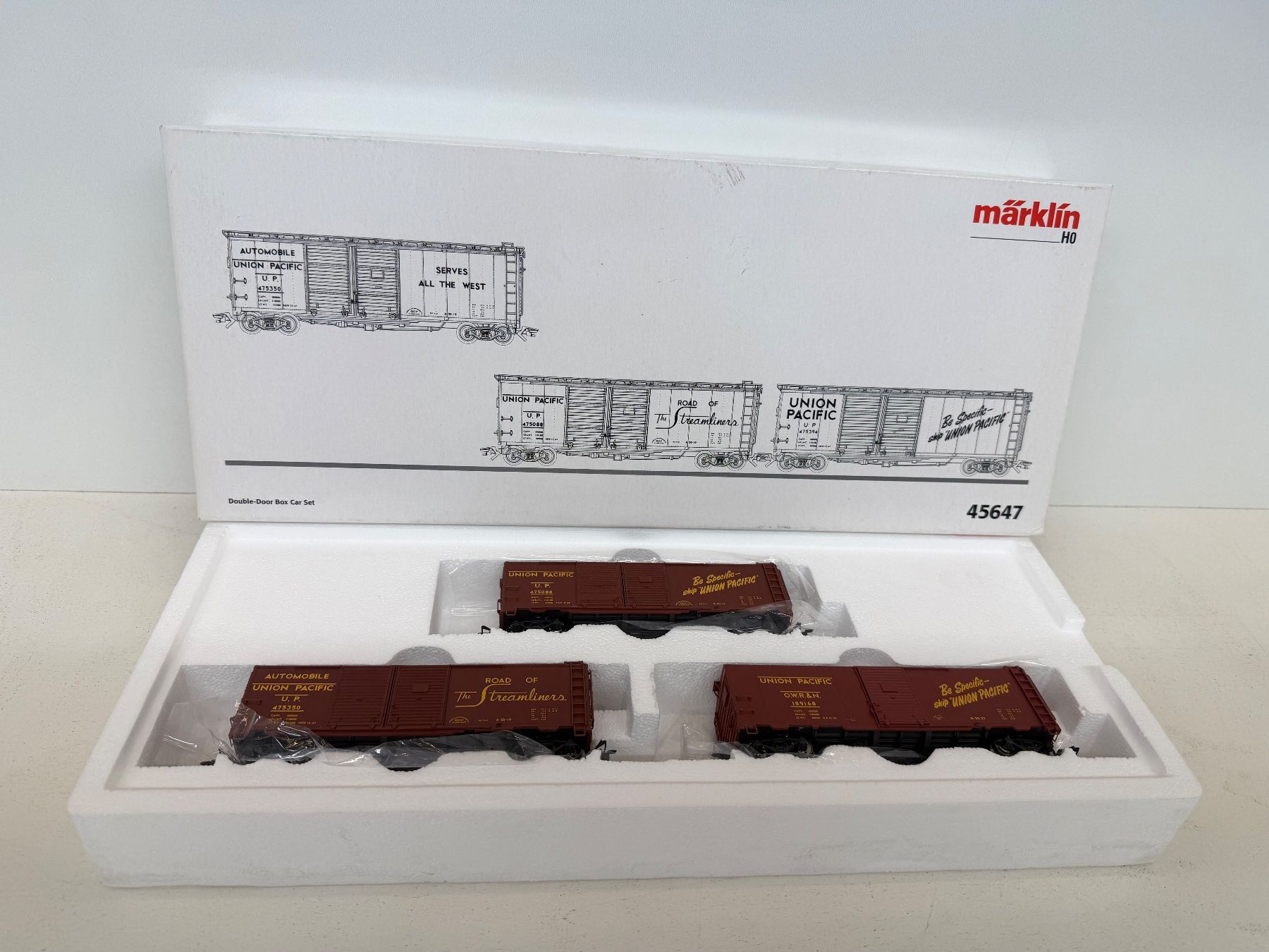 Märklin Trains électriques: Märklin 45647 USA Güterwagen – D'occasion à Büsserach par ModellbahnDepot 1