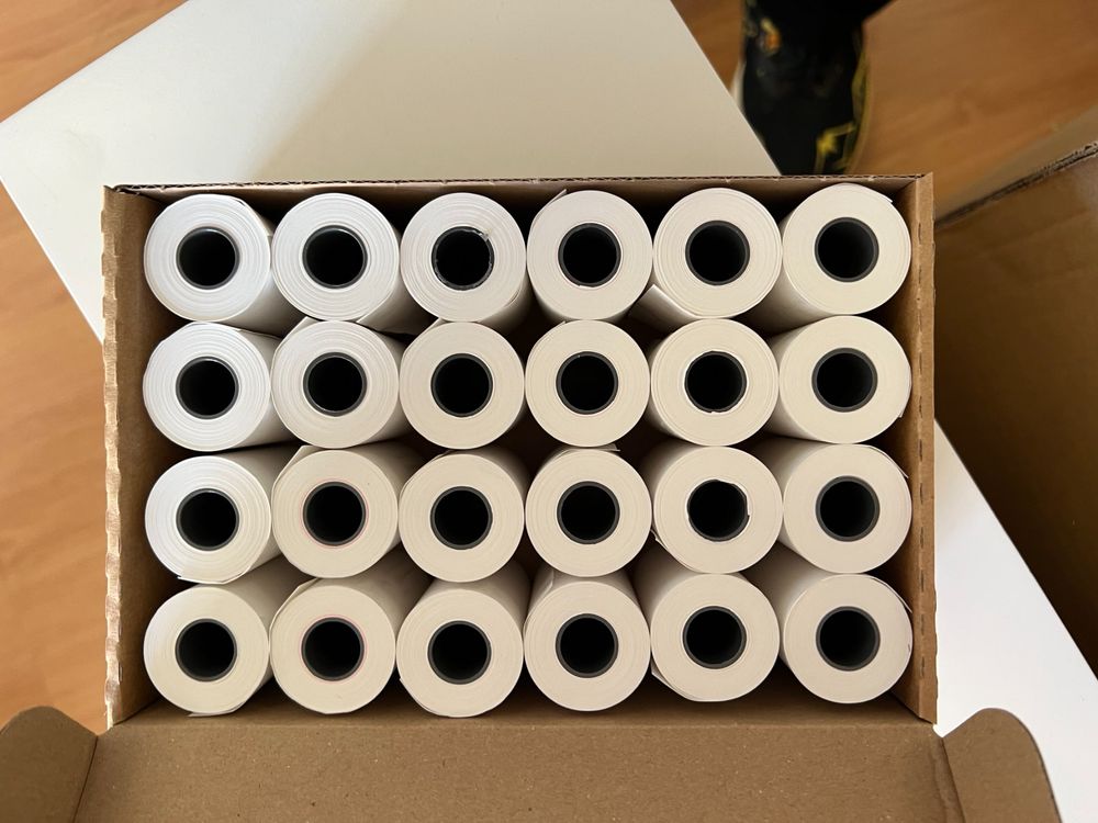 Papierrollen, Rollen 57mm, 70mm Rollendurchmesser, 10 Stück | Kaufen