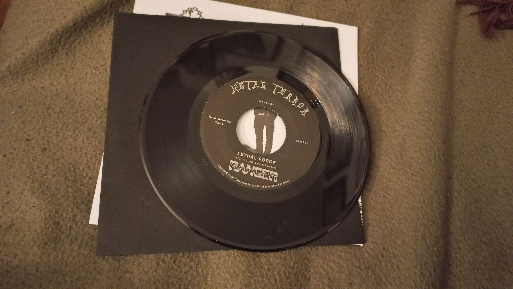 Dischi in vinile: Ranger - Lethal Force / Night Slasher 7" Single Speed Metal – Usato da Olten venduto da Donatello1984 2