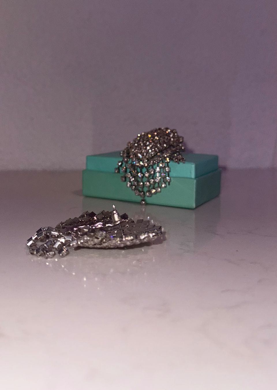 Boucles d'oreille: Strass-Ohrringe silber – D'occasion à Zug par Leerminschrank 2