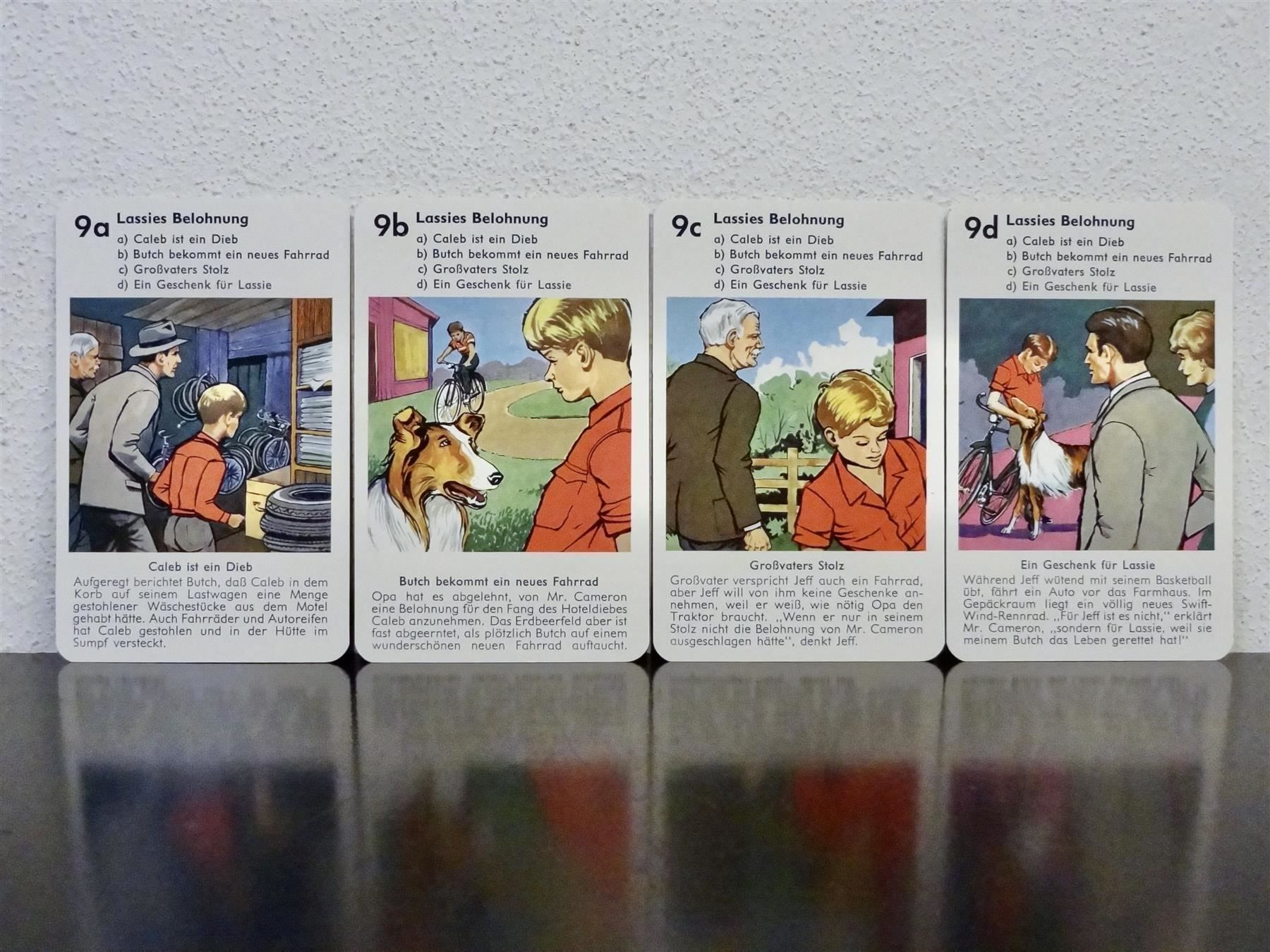 Giochi: schönes altes Quartett LASSIE – Usato da Kerzers venduto da wisaundso 9
