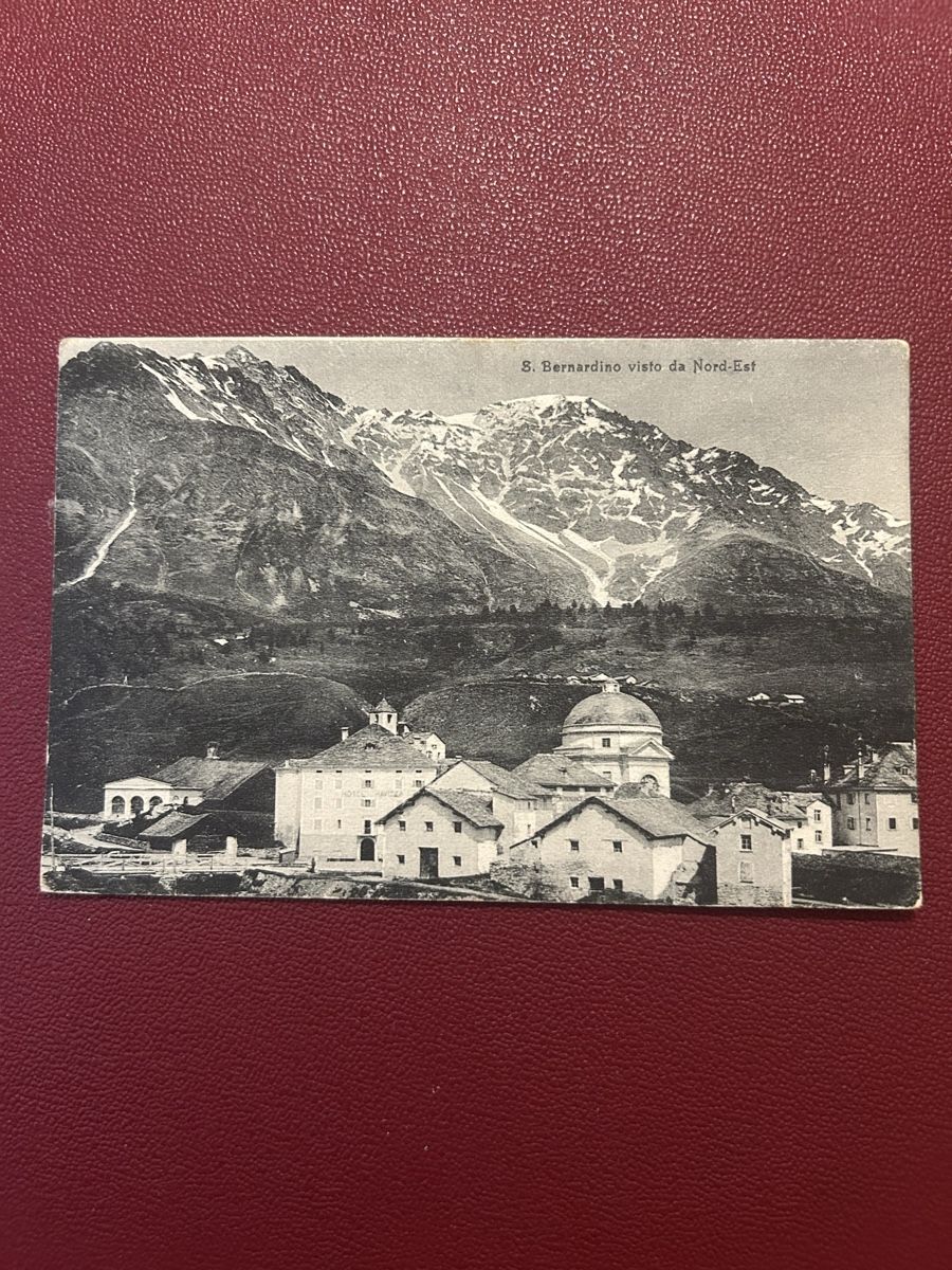 Ansichtskarten: San Bernardino 1907 – Gebraucht aus Breganzona von Milesbo