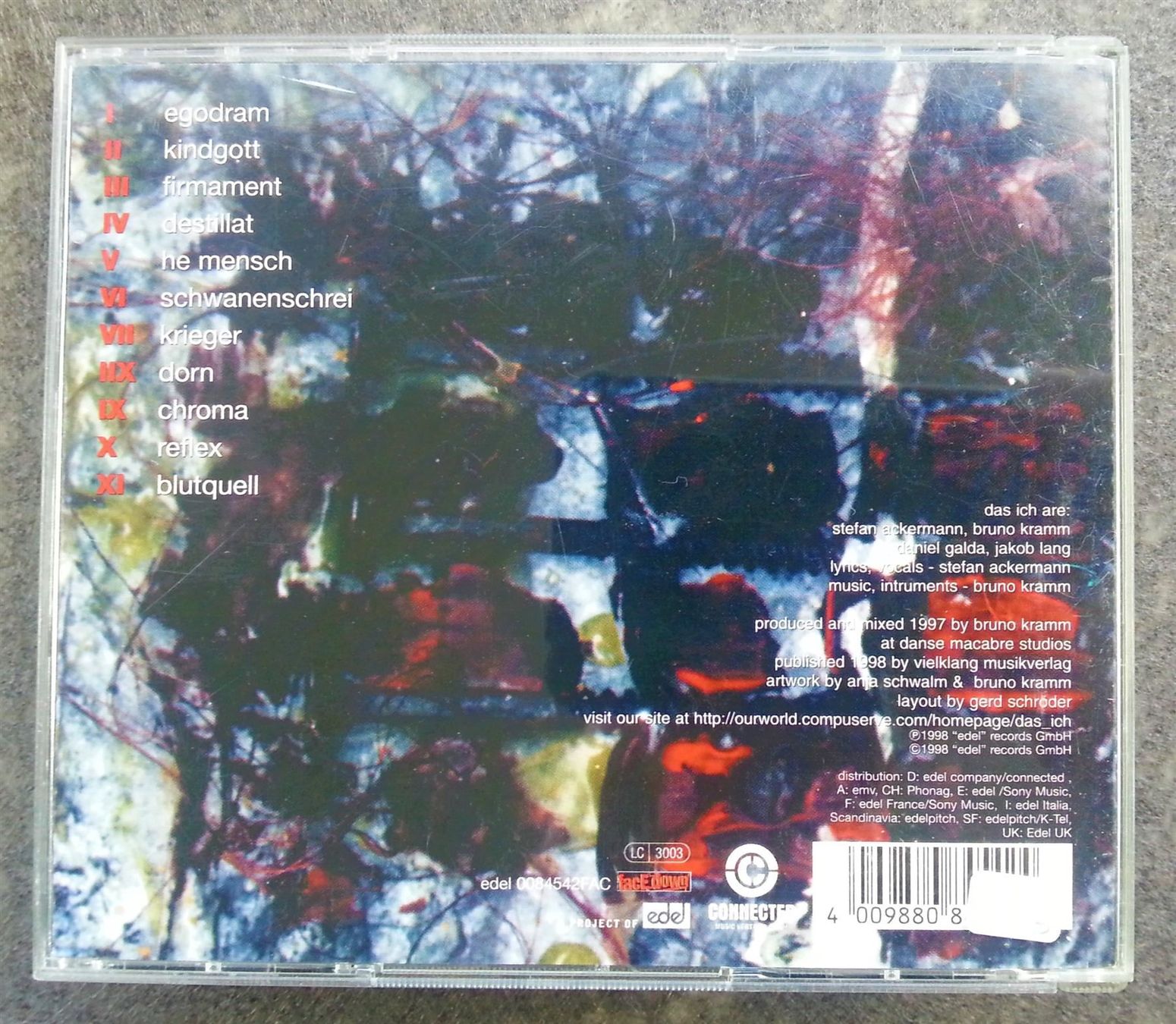 CD: CD Das Ich – Egodram, 1998 – Nuovo (secondo la descrizione) da Oberriet SG venduto da Manick 1