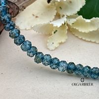 Armband, blauer Apatit
