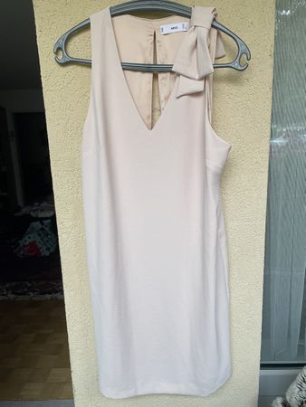 Elegantes Sommerkleid Mango, Grösse S, Beige