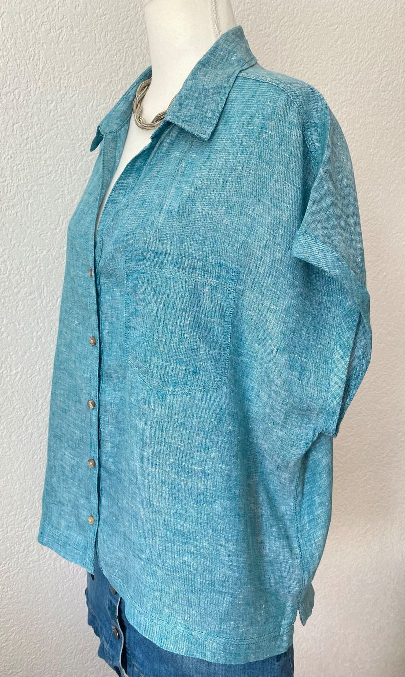 Camicette: Rachel Zoe Leinenbluse Grösse XL – Usato da Oberwil BL venduto da Leni-Mischi 2