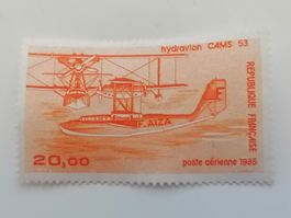 Briefmarke Frankreich Wasserflugzeug