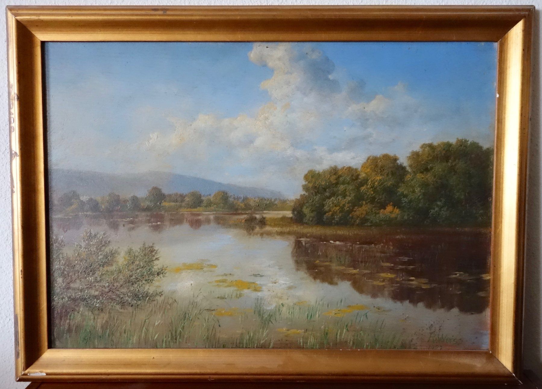 Gemälde: Gemälde Rudolf Weiss 1922 – Gebraucht aus Biel/Bienne von Rothar