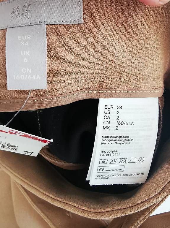 H&M Röcke: H&M Rock hell braun Grösse 34 – Neu (gemäss Beschreibung) aus Niedergösgen von lil_s6k8 3
