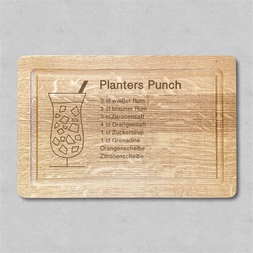 Rezeptbrett Planters Punch XL (30 x 20 cm) Kaufen auf Ricardo