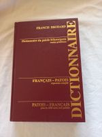 Dictionnaire du patois fribourgeois par Francis Brodard