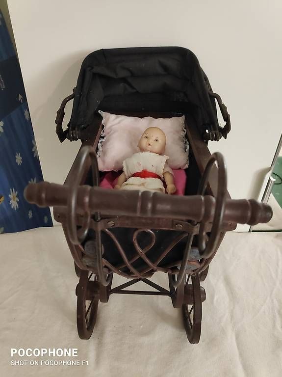 Carrozzine per bambole: Vintage Puppenwagen – Usato da Frick venduto da fendiartax 2