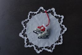 Hübsche Deko-Schlittschuhe im nordischen Stil (Nr.1)