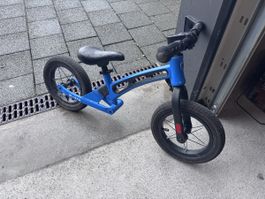 Micro balance bike in blue