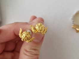 Bill Skinner Set Ohrstecker und Ring Ängel