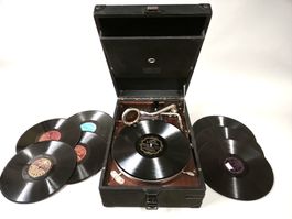Musikgeschichte - Antikes Grammophon mit tollem Klang