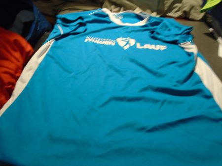 T-Shirt Grösse 2XL, blau/weiss, Frauen Lauf Winterthur