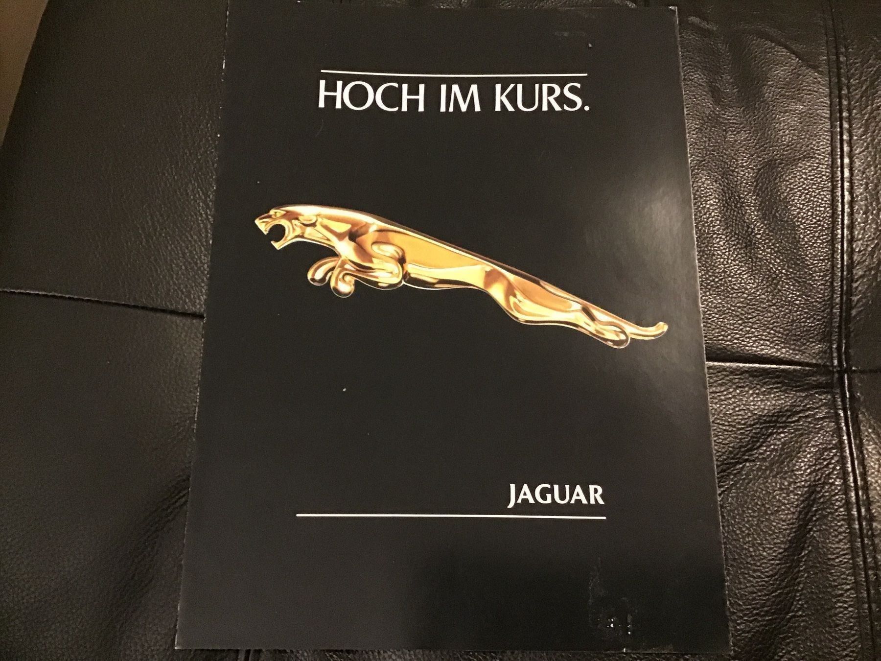Jaguar Documenti: Jaguar Programm Faltprospekt – Usato da Scherzingen venduto da Starseller62