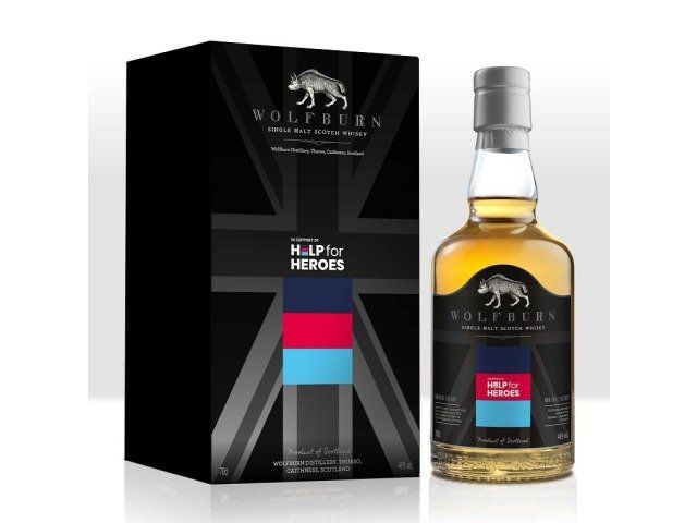 Wolfburn Bevande alcoliche: Wolfburn Help for Heroes 70cl 46% – Nuovo e nell'imballaggio originale da Niederrohrdorf venduto da Spiritsmore