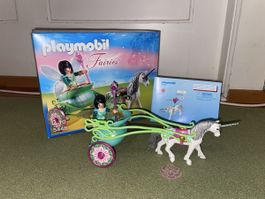 Playmobil Fairies Einhorn-Kutsche 5446 vollständig 