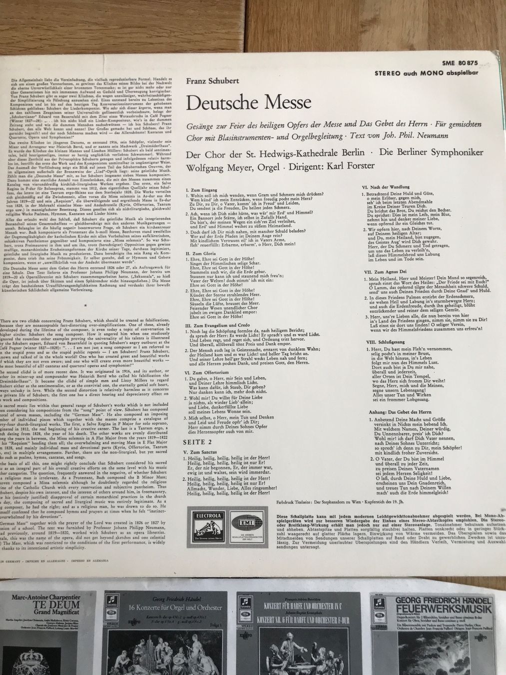 Schallplatten: LP‘s Franz Schubert / Messe – Gebraucht aus Waldenburg von Oliro75 4