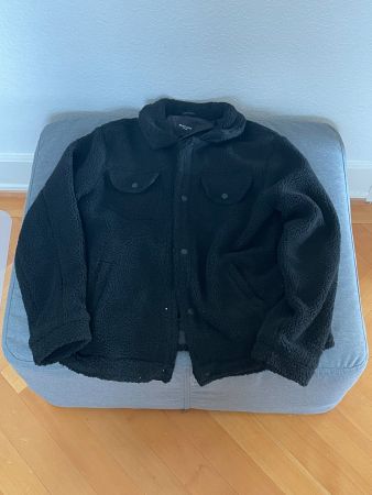 Veste sherpa Brave Soul noire - taille XL