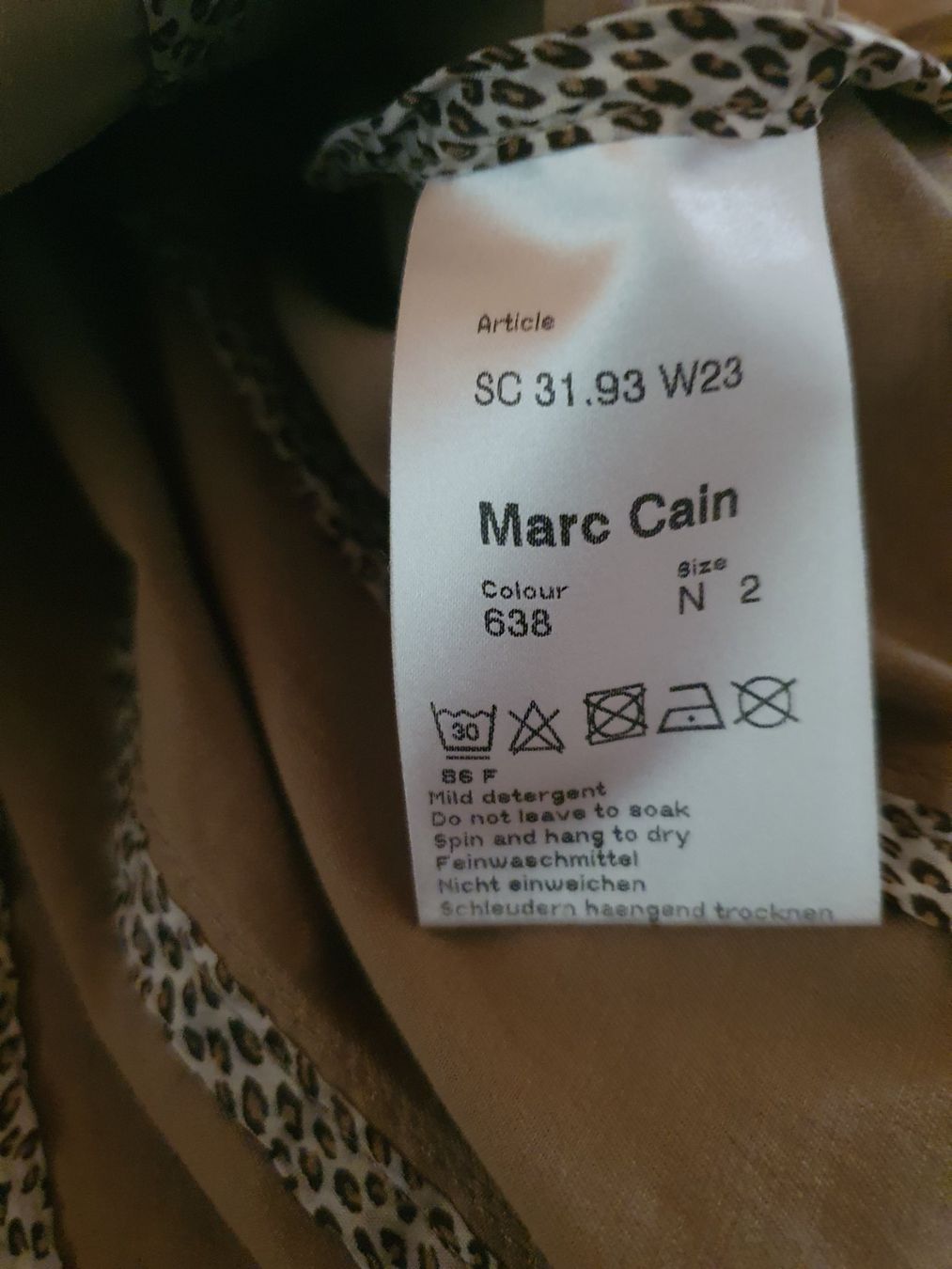 Marc Cain Jacken: Marc Cain Blazer,  Gr. 2 (Gr. 36) Beige – Gebraucht aus Teufen AR von pischa 3
