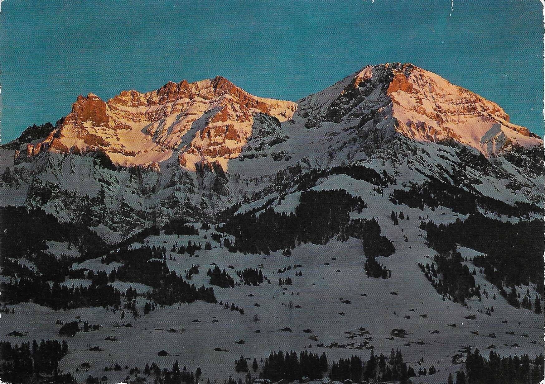 Cartoline postali: Abendrot am Grosslohner Adelboden BE – Nuovo (secondo la descrizione) da Rothrist venduto da Stranglehold