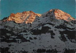 Abendrot am Grosslohner Adelboden BE