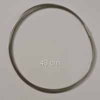 Edelstahl Collier 43 cm