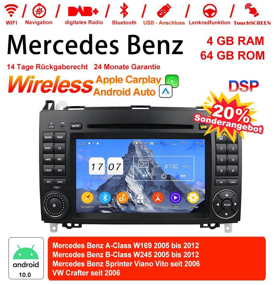 Radio: BENZ Android 13 Sprinter, Viano, Vito, VW Crafter Autoradio – Nuovo e nell'imballaggio originale da Malans GR venduto da BUYBEST-Schweiz