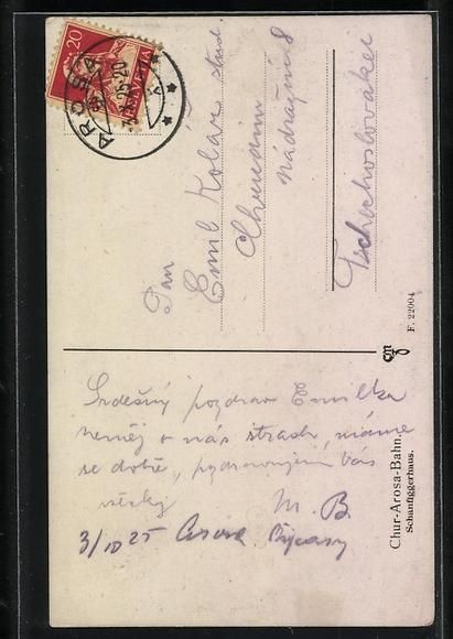Cartes postales: Schanfiggerhaus, Berghütte mit Garten – D'occasion à Berlin par bartko-reher 1