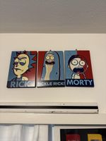 Quadri Rick and Morty stile poster