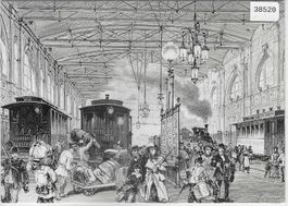 Zürich - Betrieb in Bahnhalle - Repro