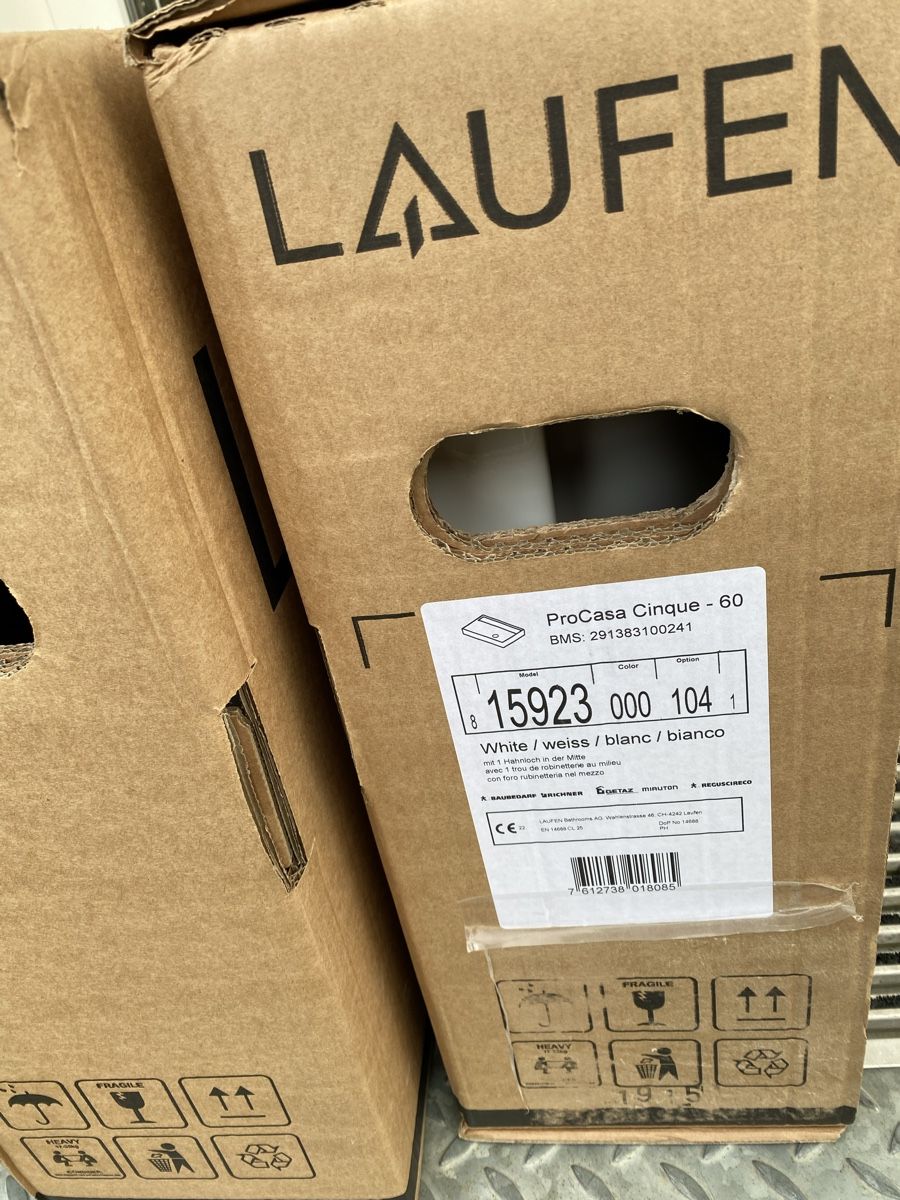 Lavabi & lavandini: 1x Laufen Waschbecken – Nuovo e nell'imballaggio originale da St. Gallen venduto da Zozu 2
