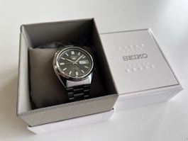 Seiko 5 Automatik SNXS79 Japan, schwarz, Neuwertig