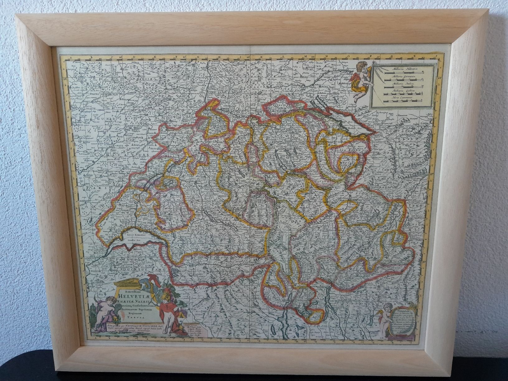 Cartine & Atlanti: Alte Schweizer Landkarte – Usato da Eschenbach LU venduto da jos_gz59