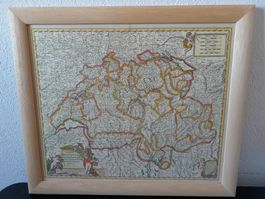 Alte Schweizer Landkarte